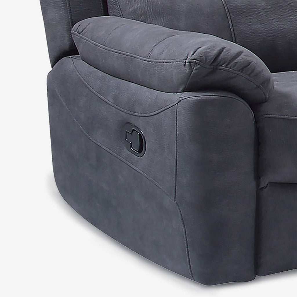 Fauteuil inclinable électrique gris anthracite