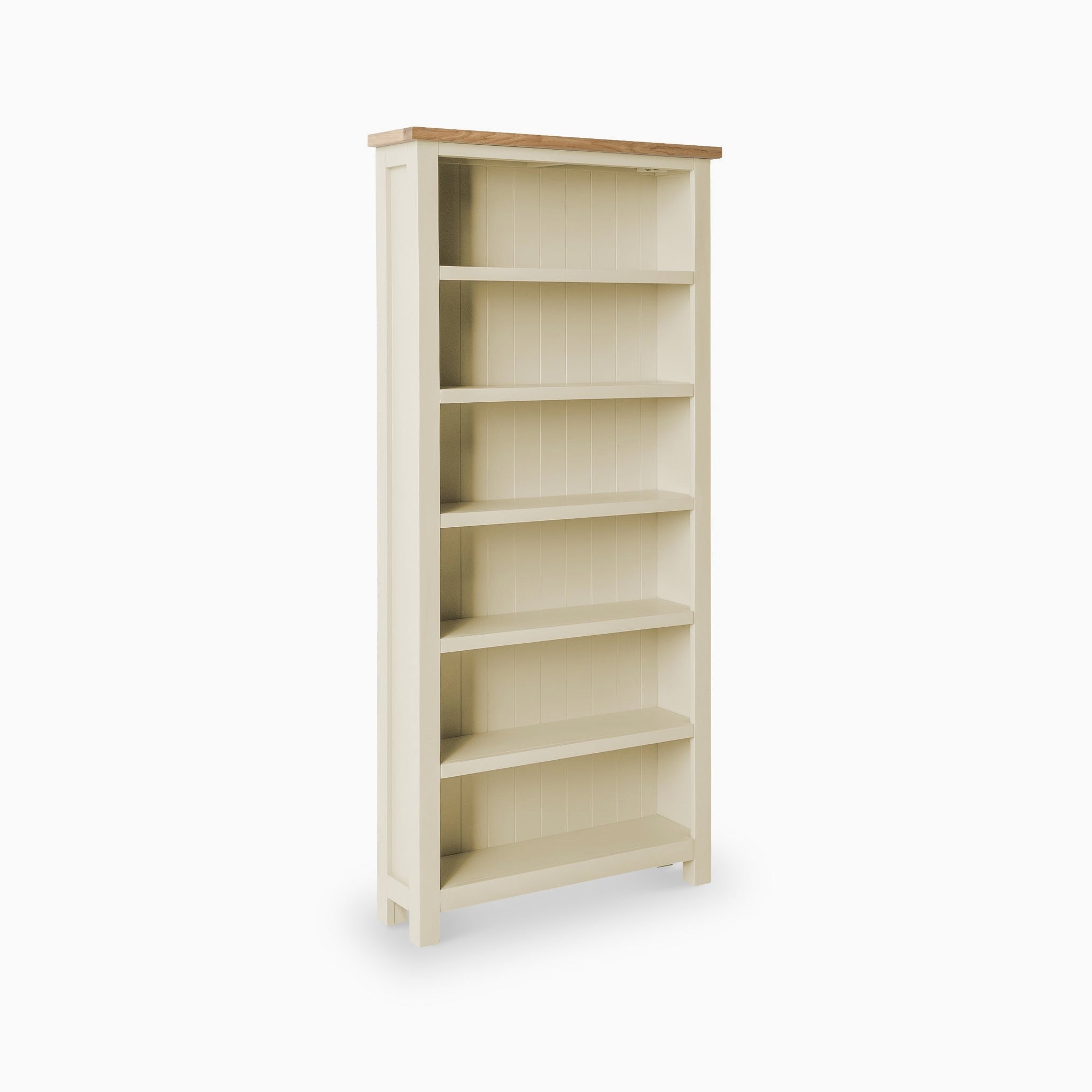 Bibliothèque à six panneaux en bois massif
