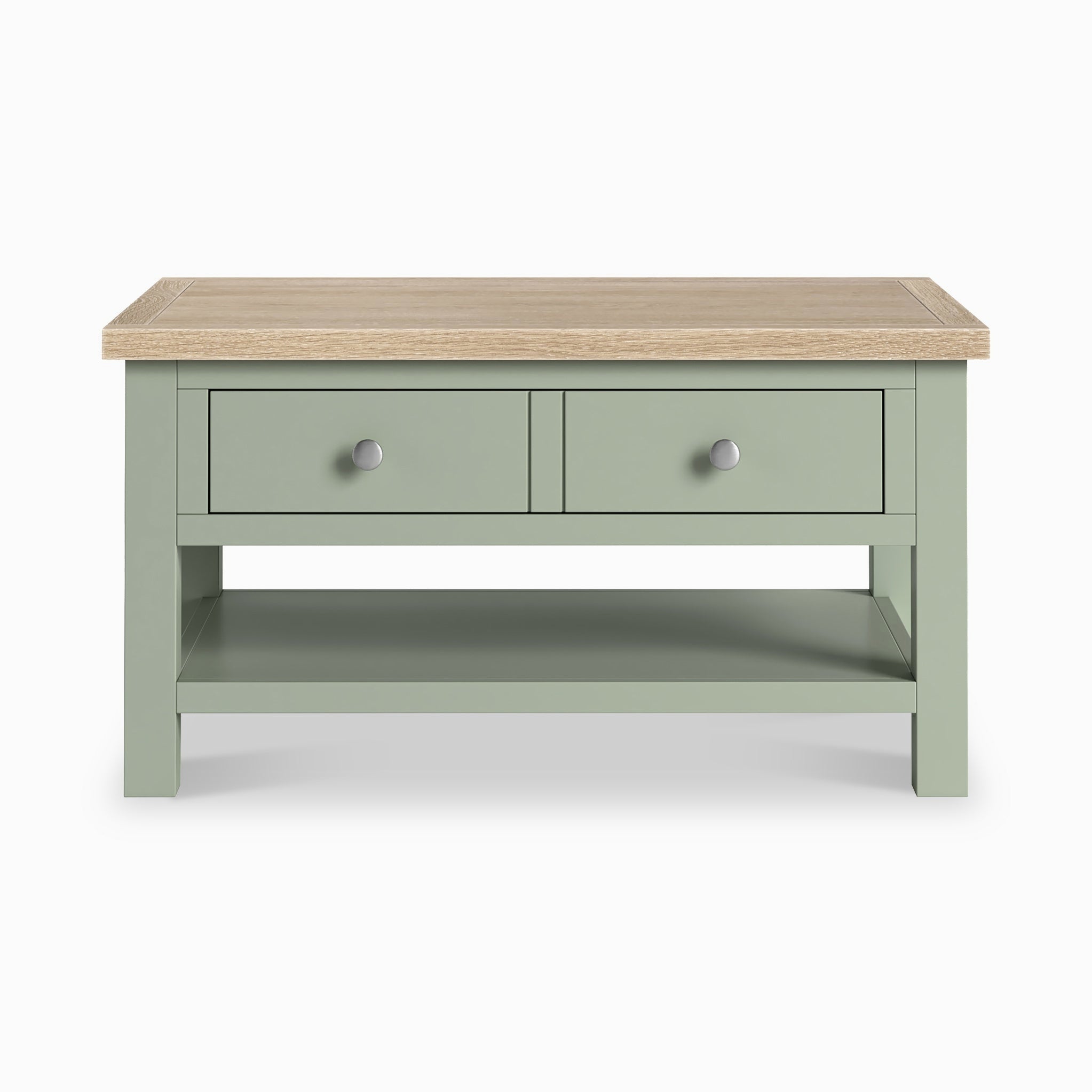 Table basse en bois massif avec tiroir