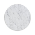 Table d'appoint ronde en marbre gris