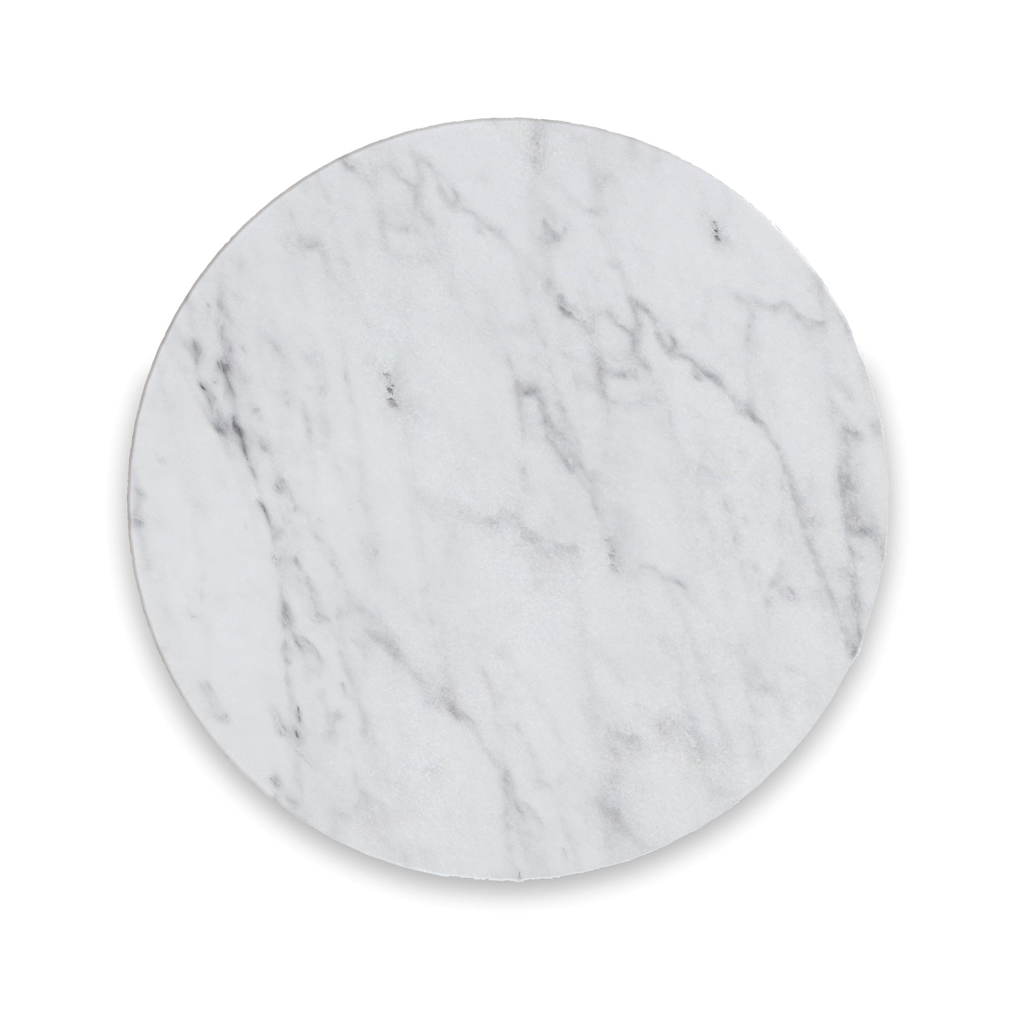 Table d'appoint ronde en marbre gris