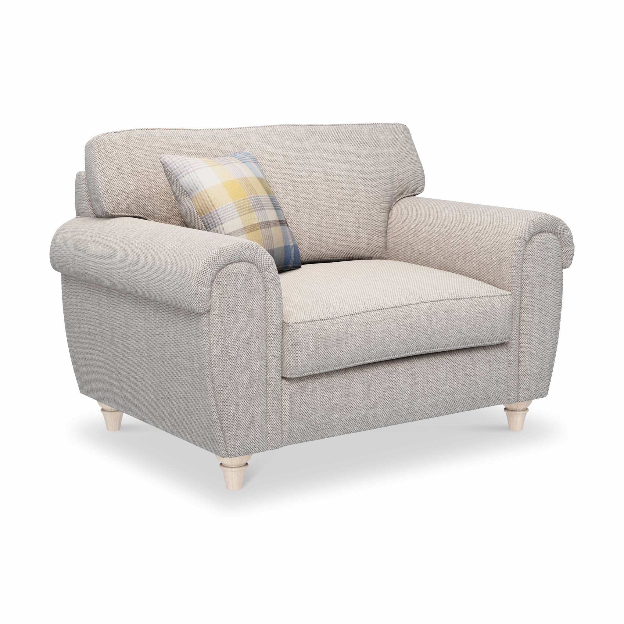 Fauteuil luxueux et confortable avec tissu haut de gamme