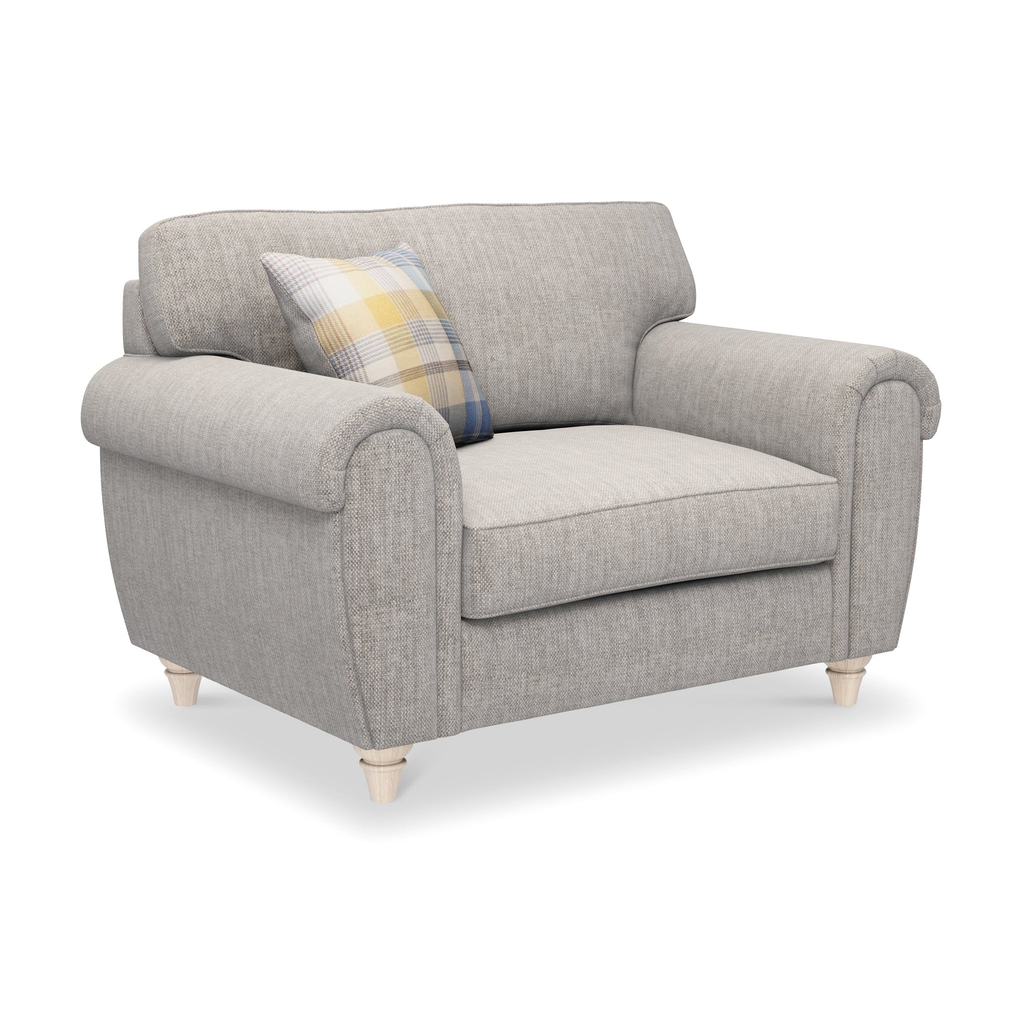 Fauteuil luxueux et confortable avec tissu haut de gamme